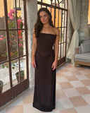 Stevie Dress - Chocolate Brown